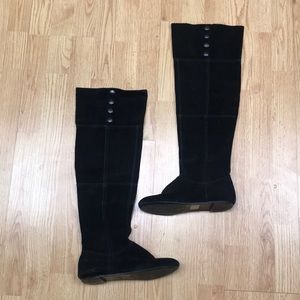 Chinese laundry black over the knee boots